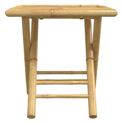 3 Piece Bistro Set Bamboo 46 x 66 x 99 cm Square