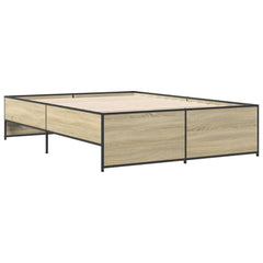 Bed Frame without Mattress Length 190 cm Sonoma Oak 135 cm