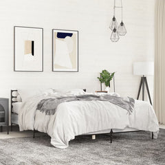 Bed Frame without Mattress Length Grey sonoma