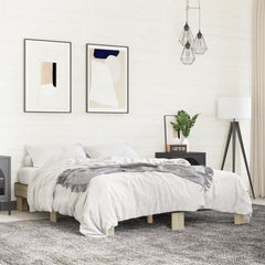 Bed Frame without Mattress 150x200 cm Sonoma oak