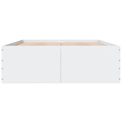 Bed Frame without Mattress Height White