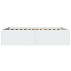 Bed Frame without Mattress Height White
