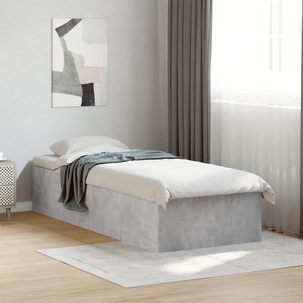 vidaXL Bed Frame without Mattress 100x200 cm Height 35 cm