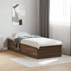 vidaXL Bed Frame without Mattress 100x200 cm Height 35 cm