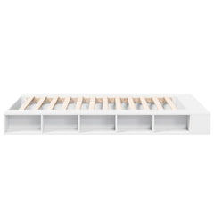 Bed Frame without Mattress 120x200 cm White