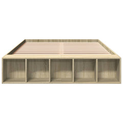 Bed Frame without Mattress 120x200 cm Sonoma oak