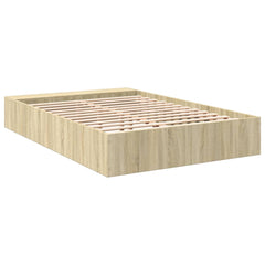 Bed Frame without Mattress 120x200 cm Sonoma oak