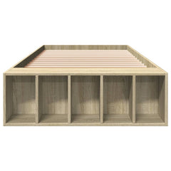 Bed Frame without Mattress 100x200 cm Sonoma oak