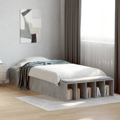Bed Frame without Mattress 100x200 cm Concrete grey