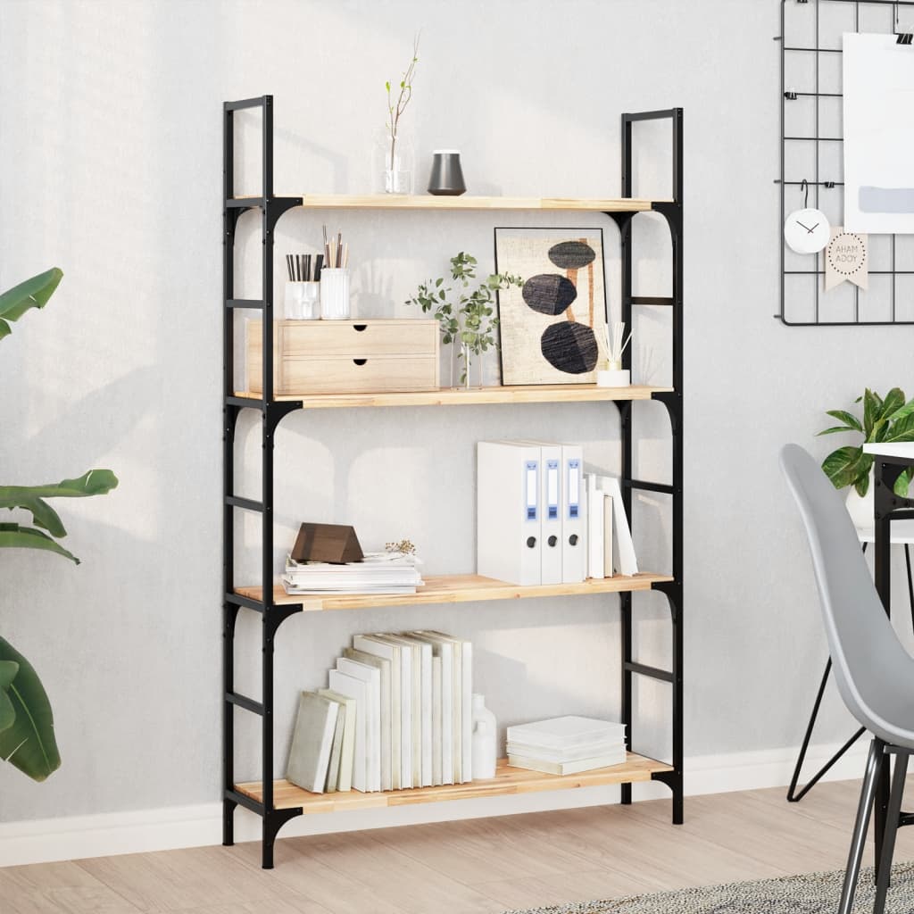 vidaXL Floating Shelves 2 pcs 80x20x2 cm Untreated Solid Wood Acacia 1
