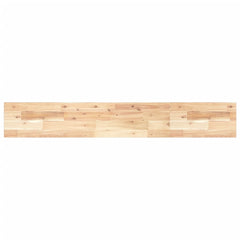 vidaXL Floating Shelf 120x20x2 cm Untreated Solid Wood Acacia 2