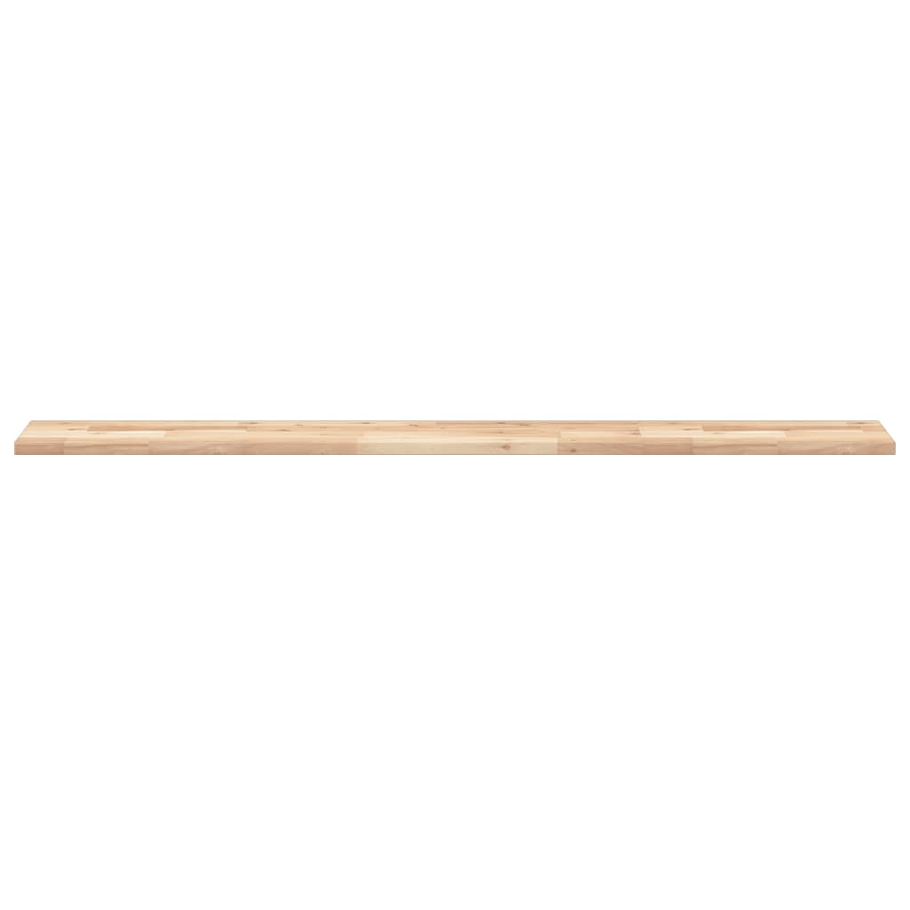 vidaXL Floating Shelf 120x20x2 cm Untreated Solid Wood Acacia 4