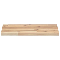 vidaXL Floating Shelves 2 pcs 40x30x2 cm Untreated Solid Wood Acacia 4