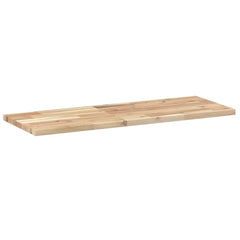vidaXL Floating Shelves 2 pcs 100x30x2 cm Untreated Solid Wood Acacia 3