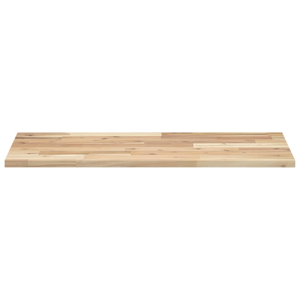 vidaXL Floating Shelves 2 pcs 60x40x2 cm Untreated Solid Wood Acacia 4