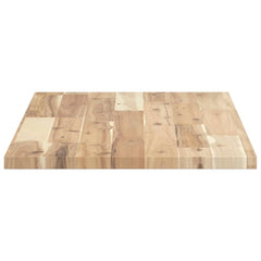 vidaXL Floating Shelves 2 pcs 60x40x2 cm Untreated Solid Wood Acacia 5