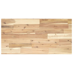 vidaXL Floating Shelf 100x40x2 cm Untreated Solid Wood Acacia 2
