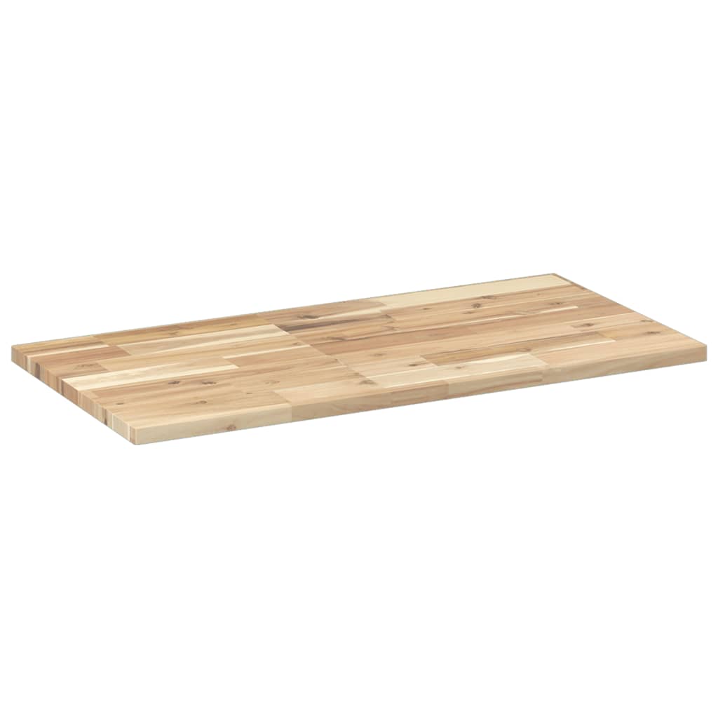 vidaXL Floating Shelf 100x40x2 cm Untreated Solid Wood Acacia 3