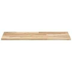 vidaXL Floating Shelf 100x40x2 cm Untreated Solid Wood Acacia 4