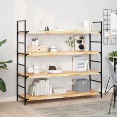 Floating Shelf Untreated Solid Wood Acacia Natural Height Depth