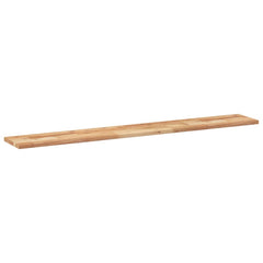 Floating Shelf Solid Wood Acacia Oil Finished Height 2 cm Depth 20 cm 120 cm