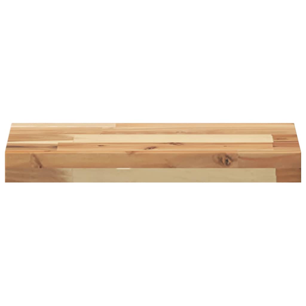 vidaXL Floating Shelves 2 pcs 40x20x4 cm Oil Finished Solid Wood Acacia 4