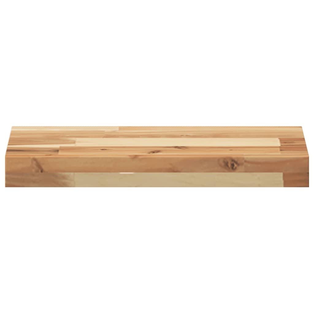 Floating Shelves Oil Finished Height 4 cm Depth 20 cm 3 pcs 40 cm