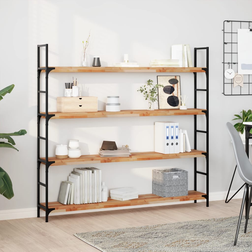 vidaXL Floating Shelf 160x20x4 cm Oil Finished Solid Wood Acacia 1