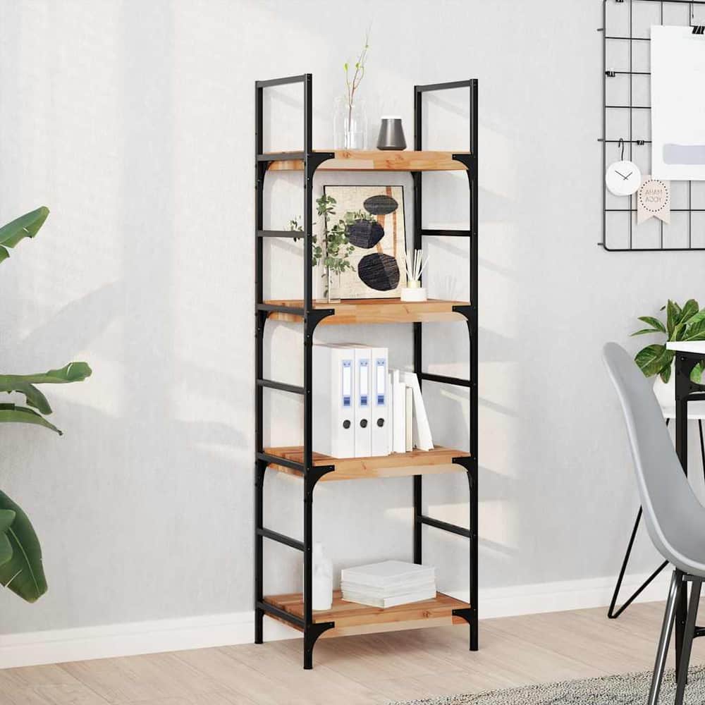 Floating Shelves Oil Finished Height 4 cm Depth 30 cm 3 pcs 40 cm