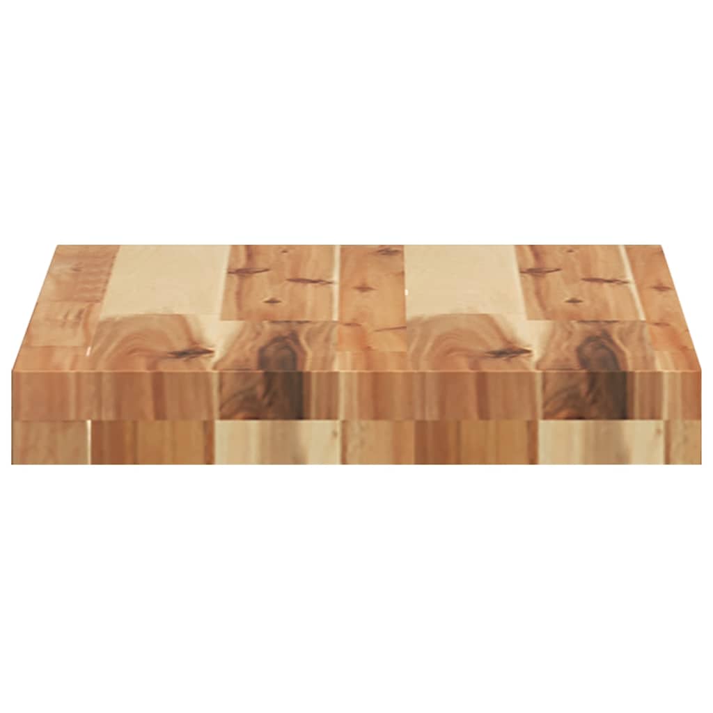 Floating Shelves Oil Finished Height 4 cm Depth 30 cm 4 pcs 40 cm