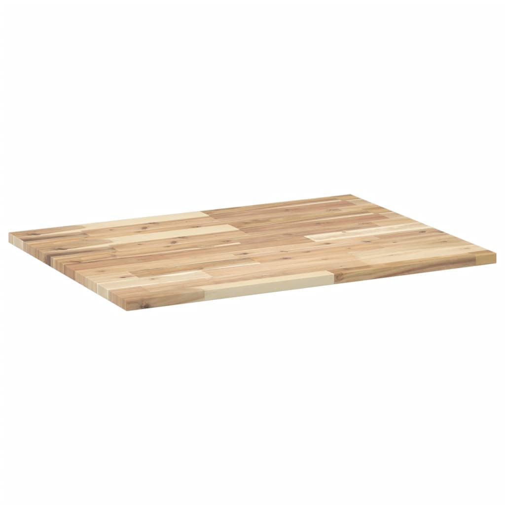 vidaXL Bathroom Vanity Top Untreated 100x60x2 cm Solid Wood Acacia 6