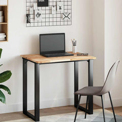vidaXL Desk Top Untreated 100x60x2 cm Solid Wood Acacia 2