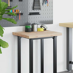 vidaXL Desk Top Untreated 80x50x4 cm Solid Wood Acacia 3