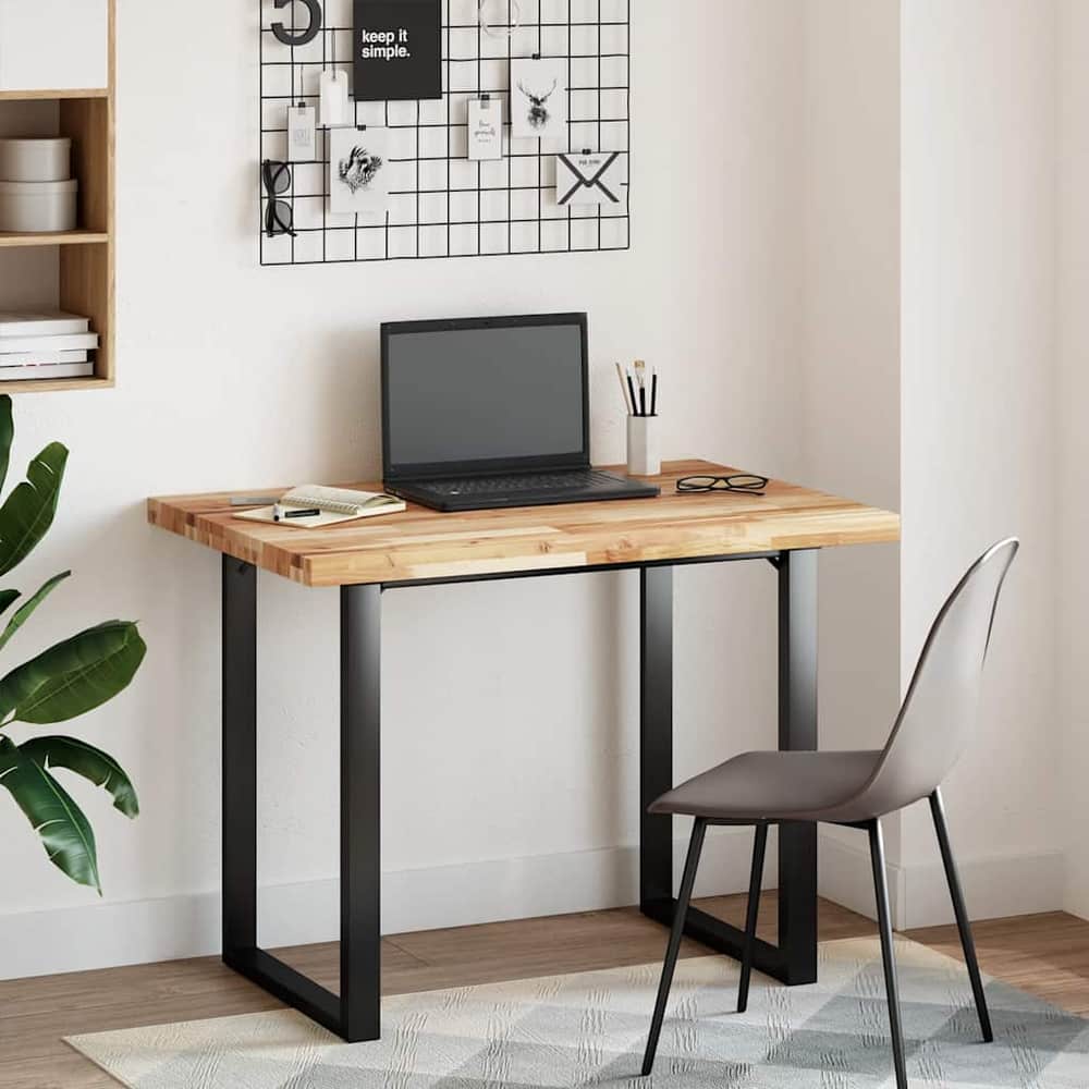 Desk Top Solid Wood Acacia Oil Finished Height 4 cm 100 cm 70 cm