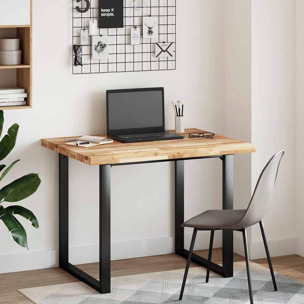 Desk Top Solid Wood Acacia Oil Finished Height 4 cm 100 cm 80 cm