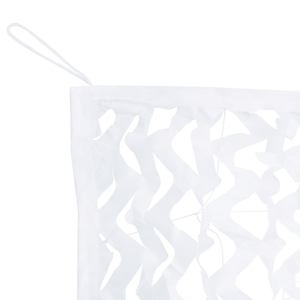 vidaXL Camouflage Net with Storage Bag 809x207 cm White 6