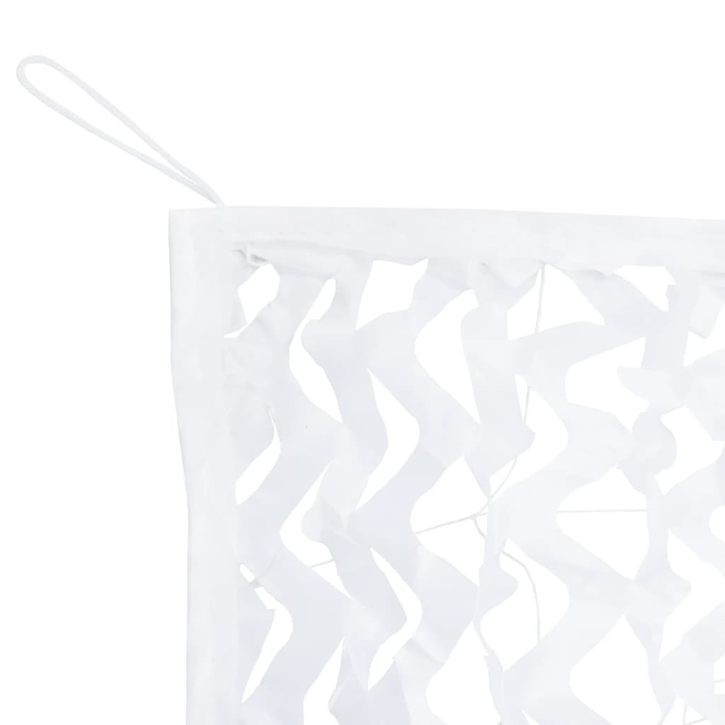 vidaXL Camouflage Net with Storage Bag 316x296 cm White 6