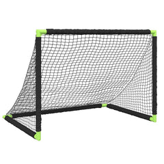 vidaXL Kids' Football Goal Foldable Black 90x64x64 cm 2