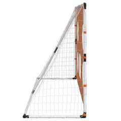 vidaXL Kids' Football Goal with Targeting Mat and Ball 182x62x118 cm 6