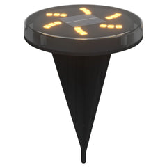 vidaXL Solar Ground Lights with Ground Spikes Outdoor 12 pcs Warm White 3