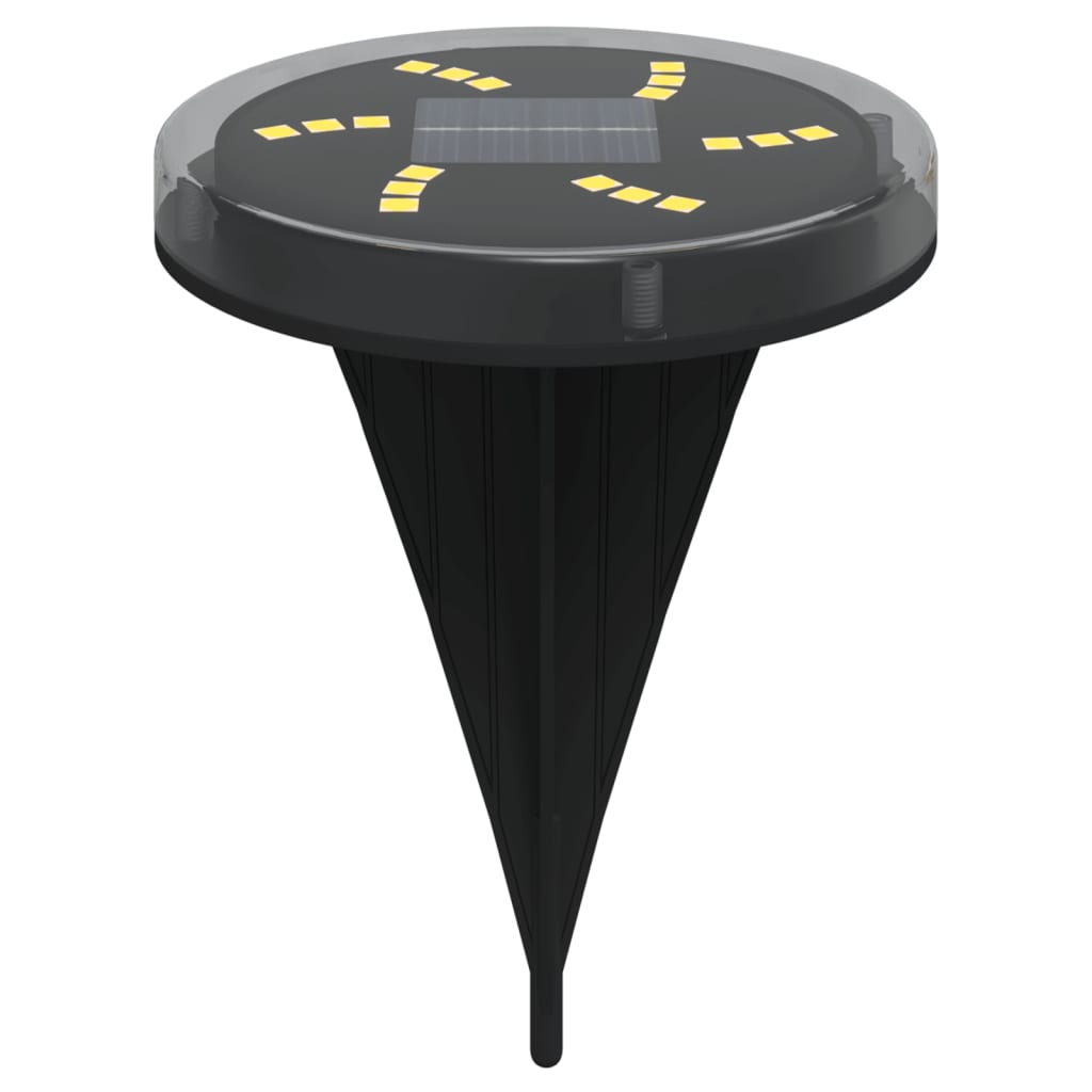 vidaXL Solar Ground Lights with Ground Spikes Outdoor 12 pcs Warm White 5