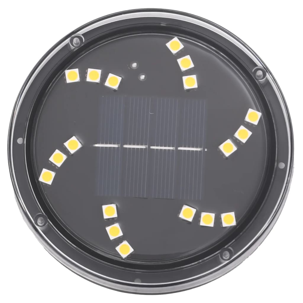 vidaXL Solar Ground Lights with Ground Spikes Outdoor 12 pcs Warm White 6