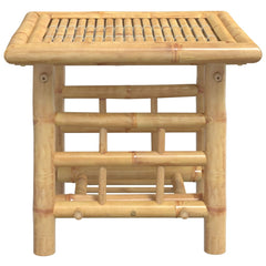 vidaXL Side Table 45x45x45 cm Bamboo 4