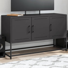 TV Cabinet 100,5x39x60,5 cm Steel Black