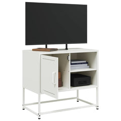 vidaXL TV Cabinet White 68x39x60.5 cm Steel 4