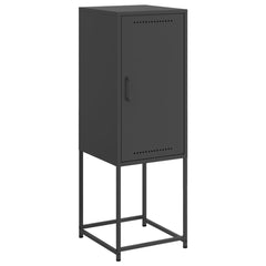 vidaXL Highboard Black 36x39x107 cm Steel 2