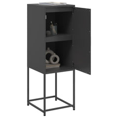 vidaXL Highboard Black 36x39x107 cm Steel 5