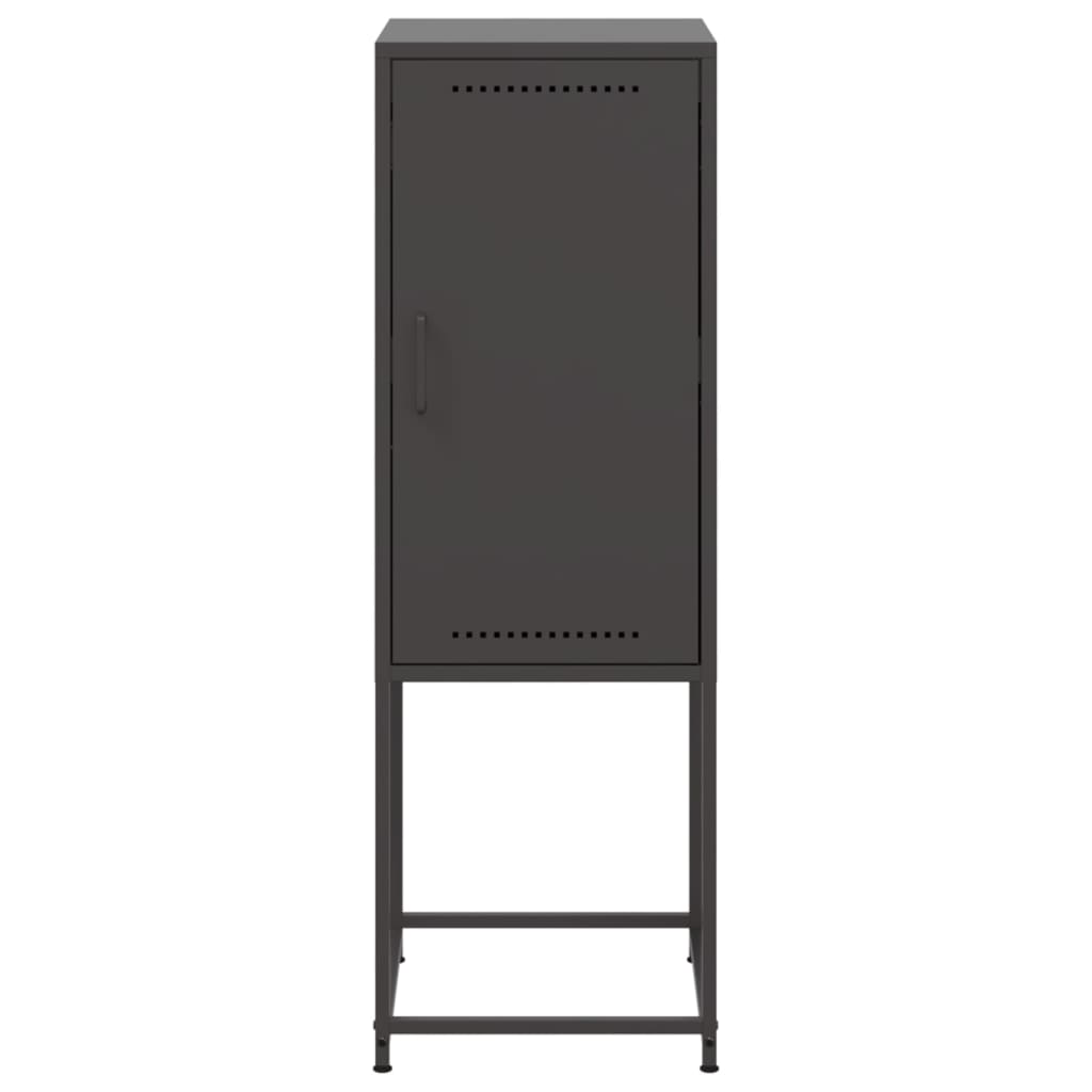 vidaXL Highboard Black 36x39x107 cm Steel 6