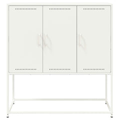 vidaXL Highboard White 100.5x39x107 cm Steel 6