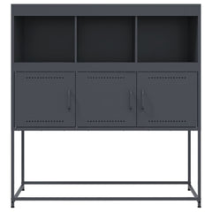 vidaXL Sideboard Anthracite 100.5x39x107 cm Steel 6